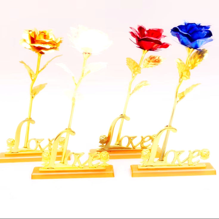 "24K Gold-Plated Artificial Rose with Galaxy Box – Perfect Gift for All Occasions"