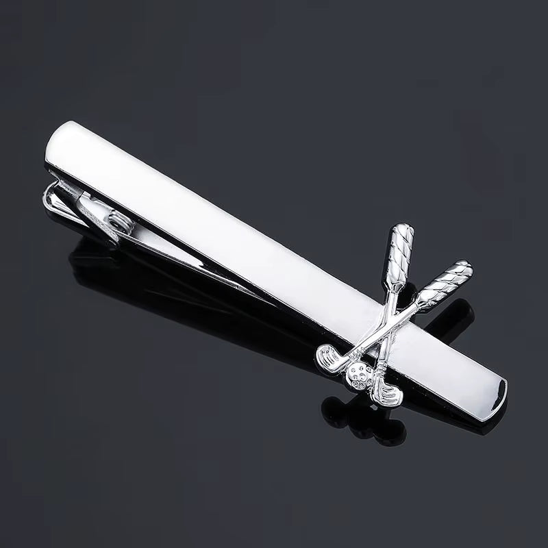 Crystal Saxophone Tie Clip – Music-Inspired Jewelry for Men, Wedding Shirt Accessory & Gift Pin Cufflinks Gift