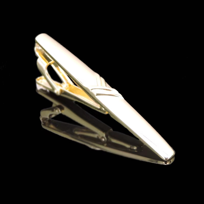 Crystal Saxophone Tie Clip – Music-Inspired Jewelry for Men, Wedding Shirt Accessory & Gift Pin Cufflinks Gift