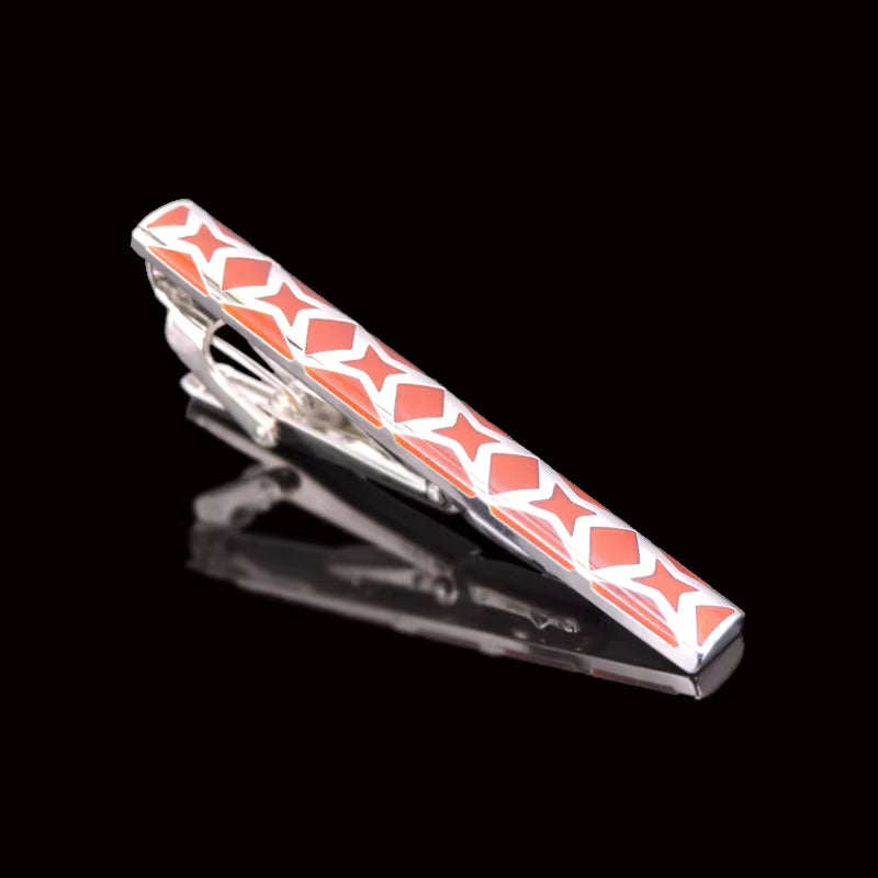 Crystal Saxophone Tie Clip – Music-Inspired Jewelry for Men, Wedding Shirt Accessory & Gift Pin Cufflinks Gift