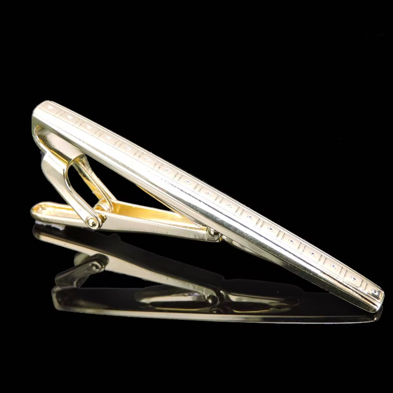 Crystal Saxophone Tie Clip – Music-Inspired Jewelry for Men, Wedding Shirt Accessory & Gift Pin Cufflinks Gift