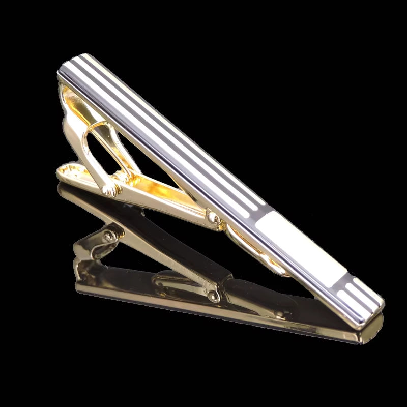 Crystal Saxophone Tie Clip – Music-Inspired Jewelry for Men, Wedding Shirt Accessory & Gift Pin Cufflinks Gift