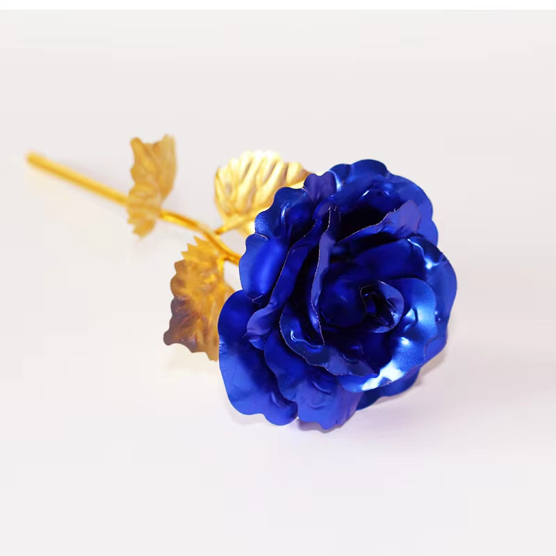 "24K Gold-Plated Artificial Rose with Galaxy Box – Perfect Gift for All Occasions"